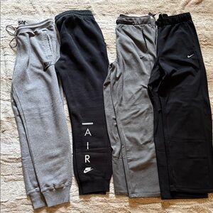 Nike Kids Sweatpants Set - Gray and Black